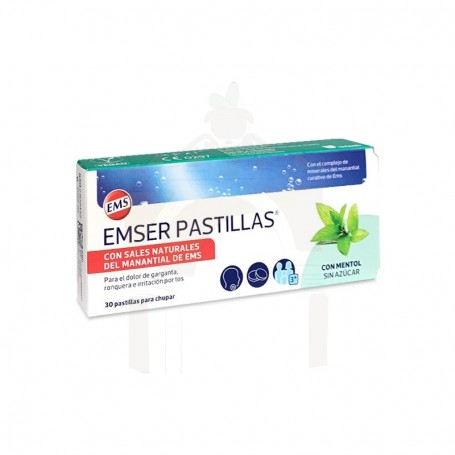 Emser Pastillas con Mentol sin azúcar