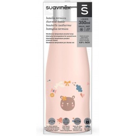 Suavinex, Botella Térmica de Acero Inoxidable 350 ml.