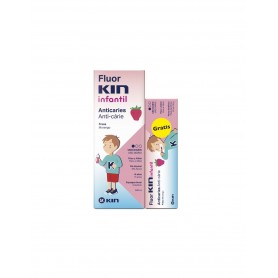 Kin Fluor Infantil Colutorio 500ml + Pasta Dentífrica 50ml.