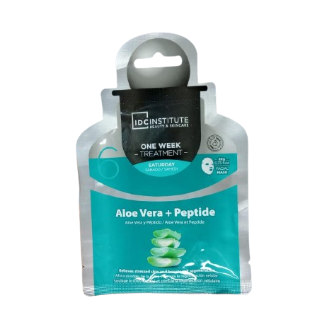 Mascarilla  Con aloe vera y péptidos