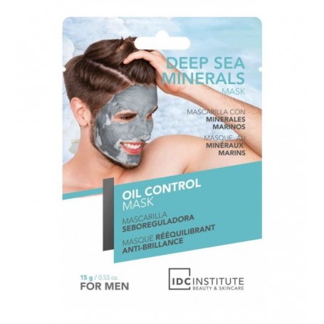 mascarilla facial oil control para hombre