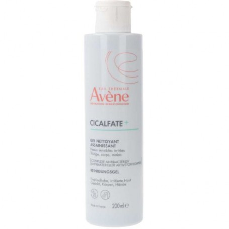 Avène Cicalfate Gel limpiador antibacteriano pieles sensibles