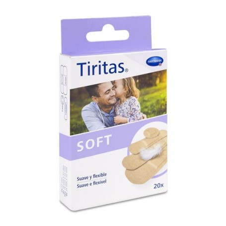 Tiritas Soft Aposito Adhesivo 20 Unidades 4 Tamaños