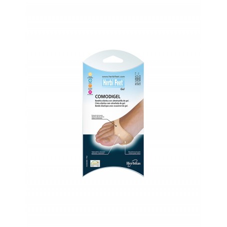 Comodigel Talla S Banda elástica con gel para proteger la parte delantera del pie