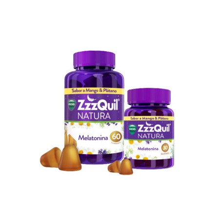 Vicks ZzzQuil PACK 90 gominolas Platano&Mango