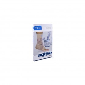Tobillera Elastica Con Almohadillas Maleolares Silicona Y Vendaje En 8 TALLA S