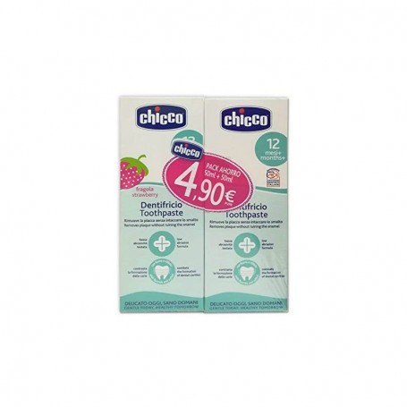 Chicco Pack Pasta Dientes 50ml 2u