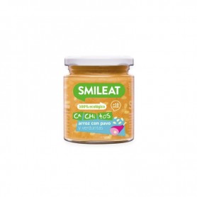 SMILEAT Tarrito Ecológico Cachitos Arroz con Pavo y Verduras