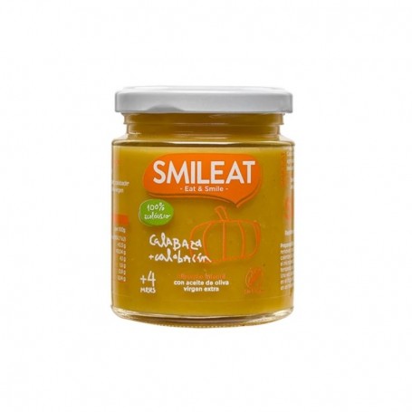 SMILEAT Tarrito Ecológico Calabaza y Calabacín 230g