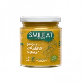 SMILEAT Tarrito Ecológico de Brócoli, Cordero y Chirivía 230g