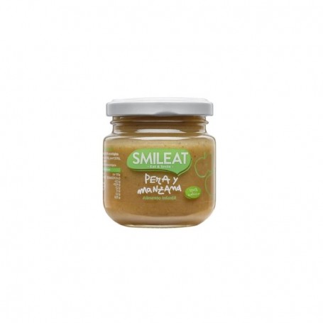 SMILEAT Tarrito Ecológico de Pera y Manzana 130g
