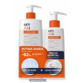 Leti AT4 PACK Gel 500ml + Leche 250ml