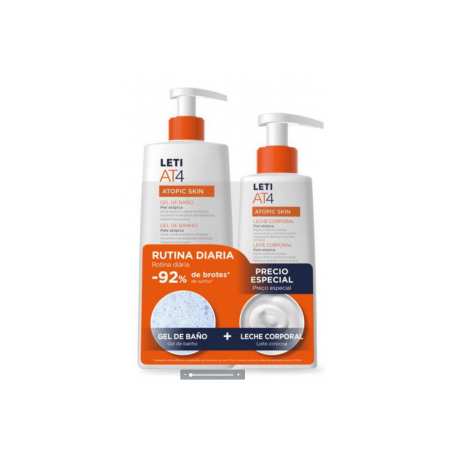Leti AT4 PACK Gel 500ml + Leche 250ml