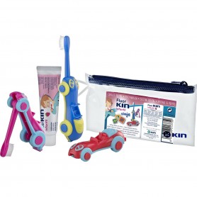 CEPILLO KIN INFANTIL VIAJE. INICI. COCHE+PASTA