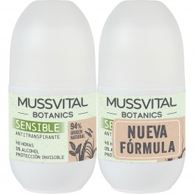 MUSSVITAL DUPLO DESODORANTE PIEL SENSIBLE
