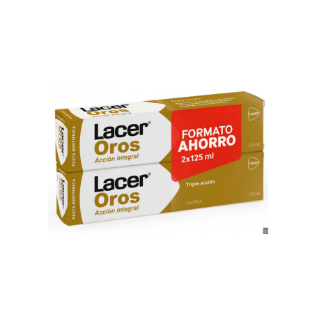 Lacer Oros DUPLO Pasta Dental, 2 X 125ml