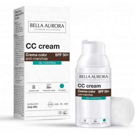Bella Aurora CC Crema Color Oil Free SPF50 30ml