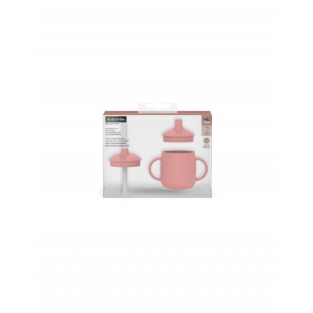 SUAVINEX TAZA APRENDIZAJE 3 EN 1 COLOUR ROSA