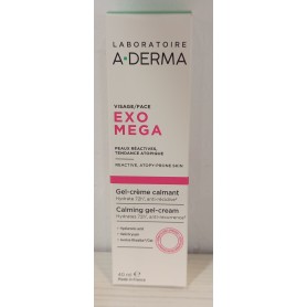 EXOMEGA gel crema facial calmante