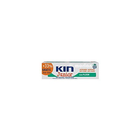 Kin Junior Pasta Dentífrica Menta Suave 75ml + 25ml