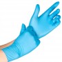 GUANTES NITRILO AZUL SIN POLVO T-S