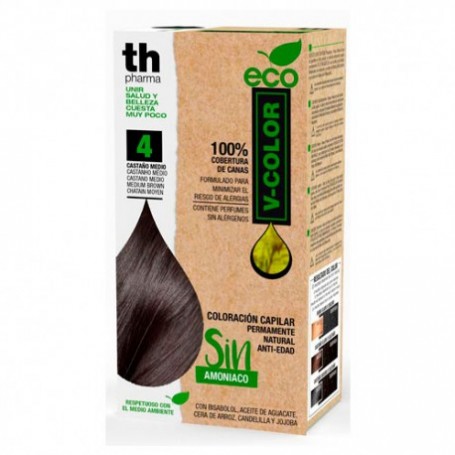 Th Pharma Eco V-Color Tinte Castaño Medio Nº4