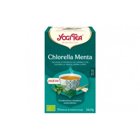 YOGI TEA CHLORELLA MENTA 17 BOLSITAS
