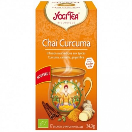 Yogi Tea Chai Cúrcuma 17 Bolsitas