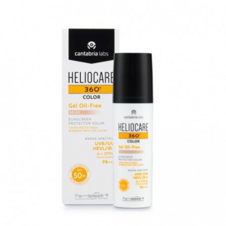 Heliocare 360° Color Gel Oil Free SPF 50+ 50ml Beige