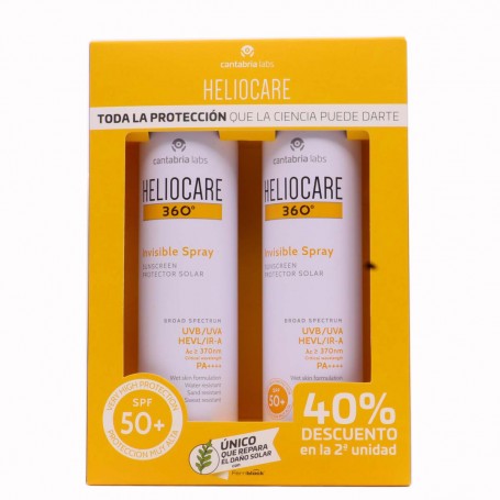 Heliocare 360º Invisible Spray SPF50+ Duplo 2x200ml