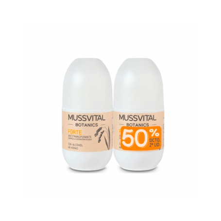 MUSSVITAL BOTANICS DESODORANTE FORTE 75ML DUPLO