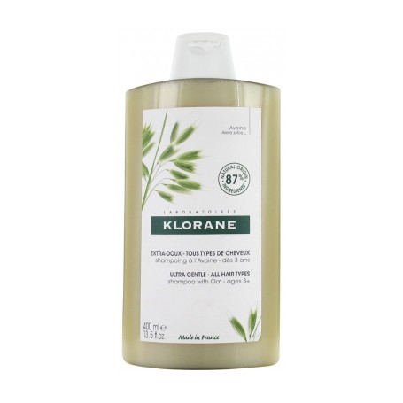 Klorane Champú a la Leche de Avena extra suave 400ml