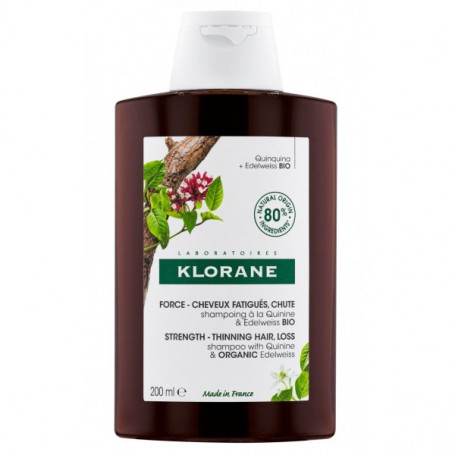 Klorane Champú de Quinina & Edelweiss Bio 200ml