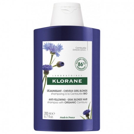 Klorane Champú a la Centaurea Reflejos Plateados Bio 200ml